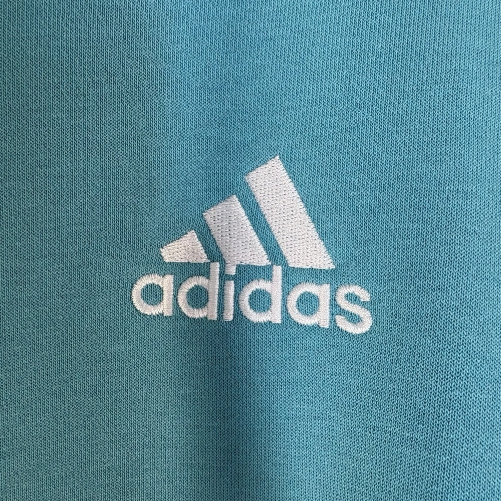 ADIDAS Teal Blue Hoodie Size Medium — NEW WITH TAG!!!! - Picture 5 of 9